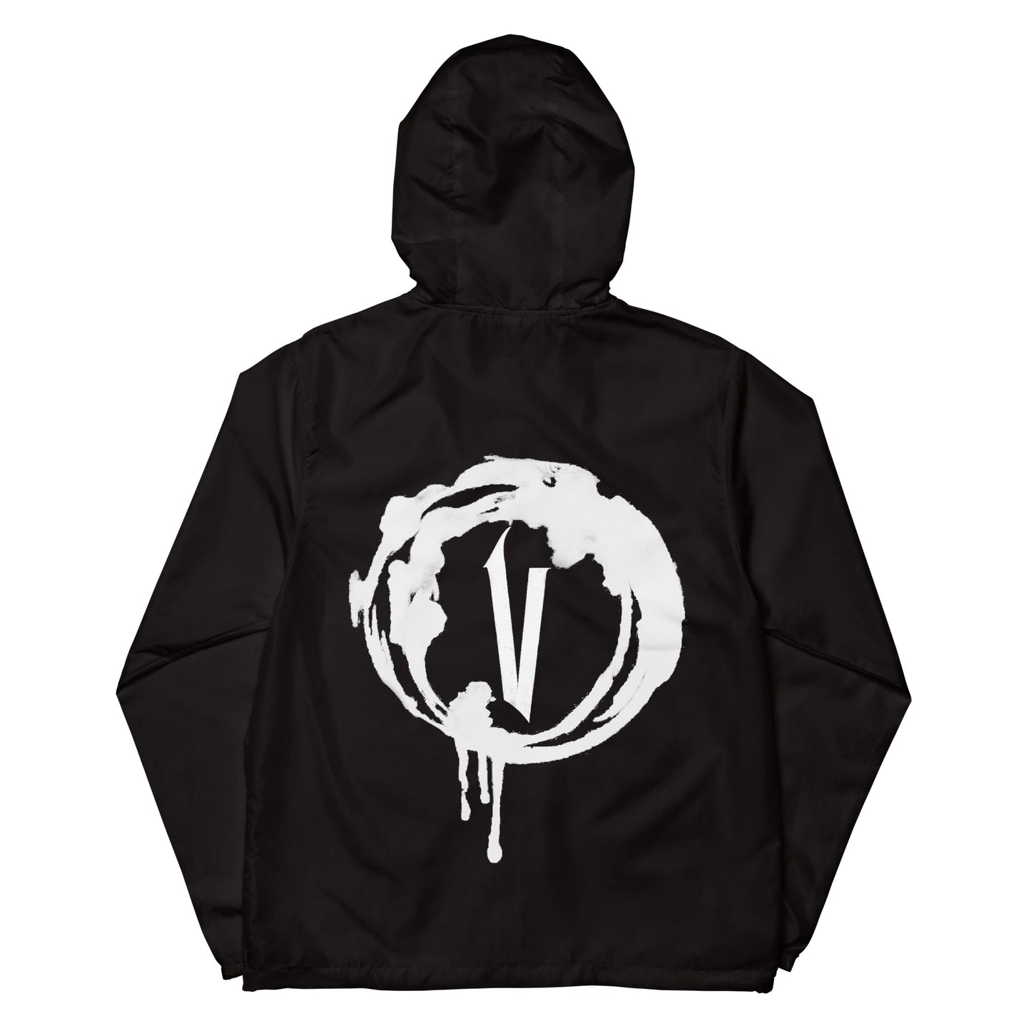 Unisex drip zip up windbreaker