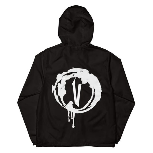 Unisex drip zip up windbreaker